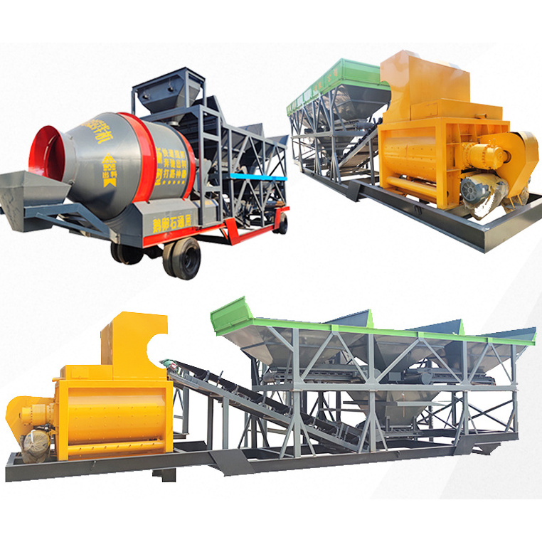 Portable Electric Mobile Central Mix Concrete Asphalt Batch Plant