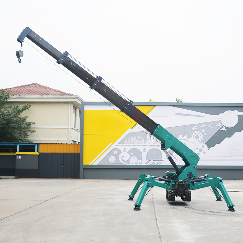 Truck Mounted Spider Crane Tower Building 3 Ton Boom Lift 8 Ton Lifting Belt Spider Cranes