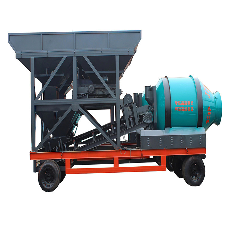 Portable Electric Mobile Central Mix Concrete Asphalt Batch Plant