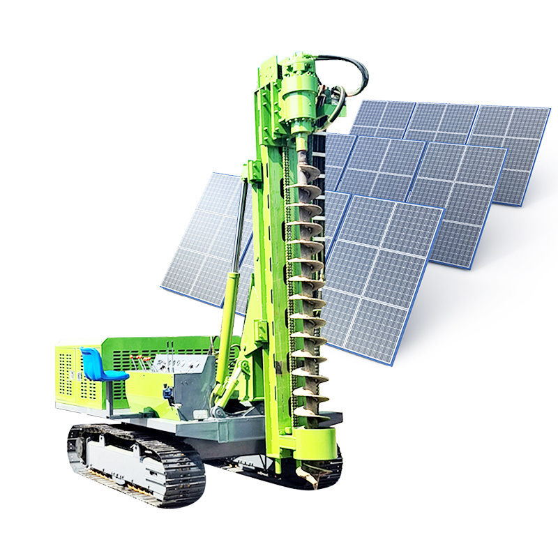 3m Automatic Hydraulic Drilling Screw Helical Piles Drivers Solar Piling For Pile Installation Machine