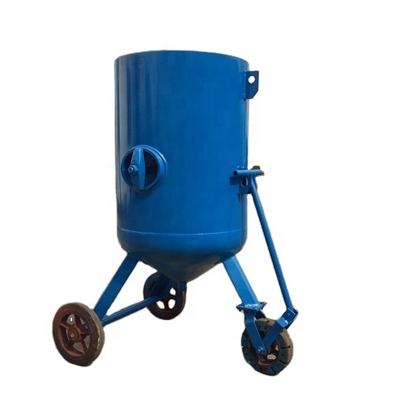 Cheap price portable pressure pot sandblaster mobile sandblaster for sale