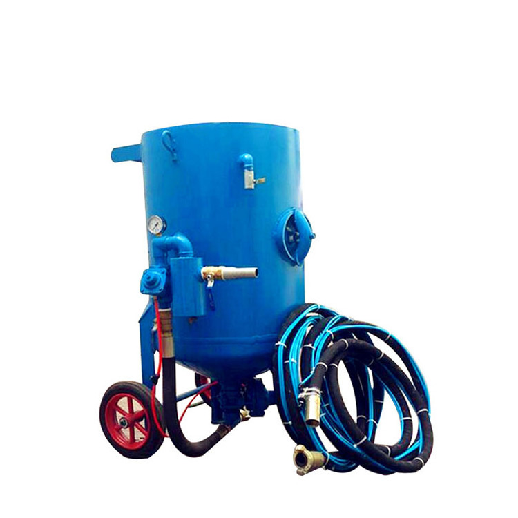 Wholesale high pressure sand blasting pot /100 litre capacity mobile sandblasting machine for sale