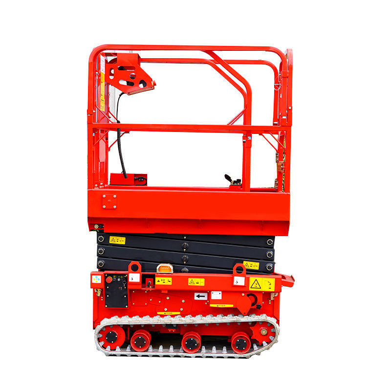 EPT1214LDS Hydraulic Outrigger Crawler Self Propelled Mini Tracked Scissor Lift Aerial Elevating Work Platform