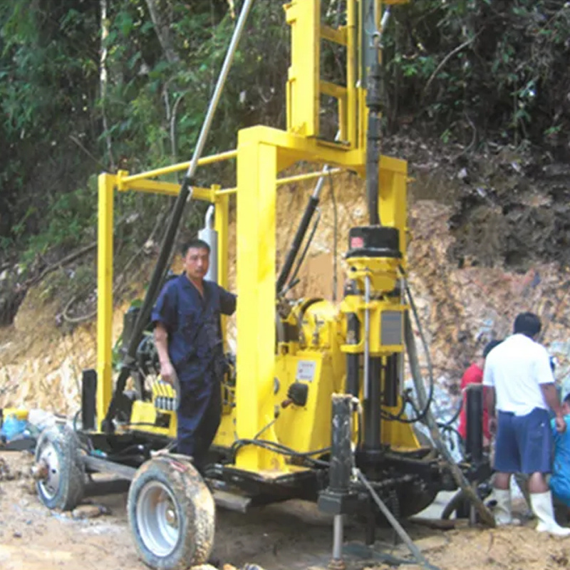 Road Driller 200m 160m Core Borehole Drill Machine 300hp Diesel Drill Rig for Water Well