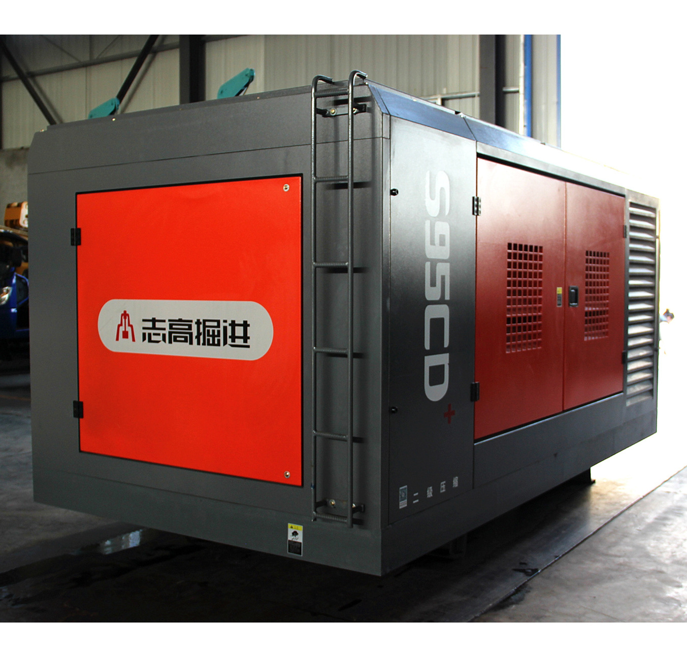 High quality diesel S95 China Manufacture Diesel Engine Screw Air Compressor For Mining/water well drilling rig