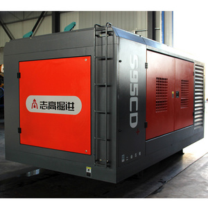 High quality diesel S95 China Manufacture Diesel Engine Screw Air Compressor For Mining/water well drilling rig