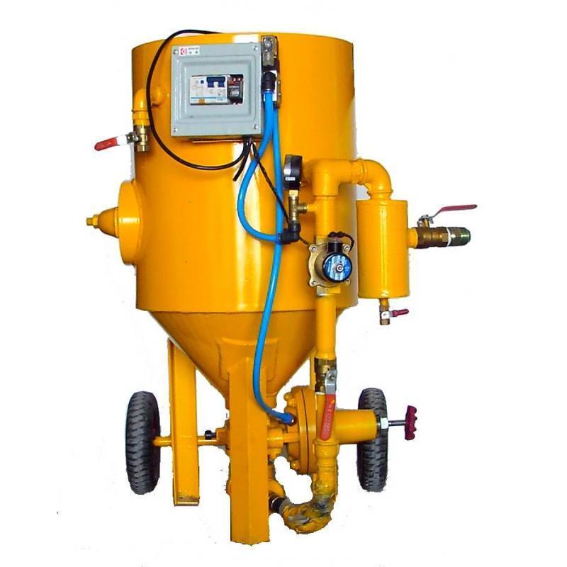 Wholesale high pressure sand blasting pot /100 litre capacity mobile sandblasting machine for sale