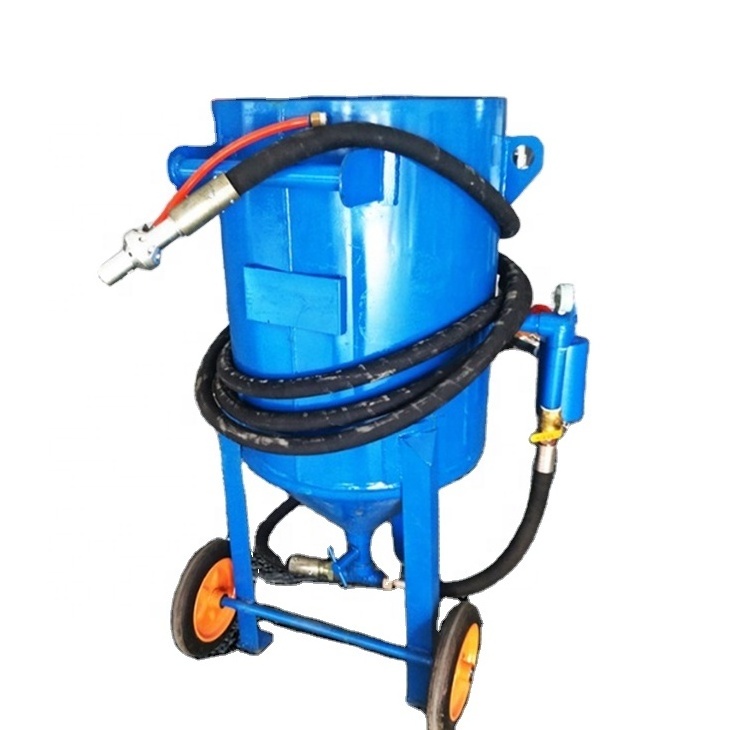 Cheap price portable pressure pot sandblaster mobile sandblaster for sale