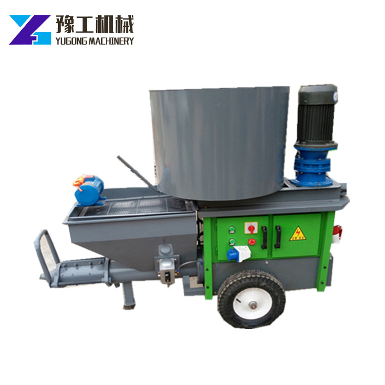 Automatic sand cement sprayer wall cement plaster machine for construction