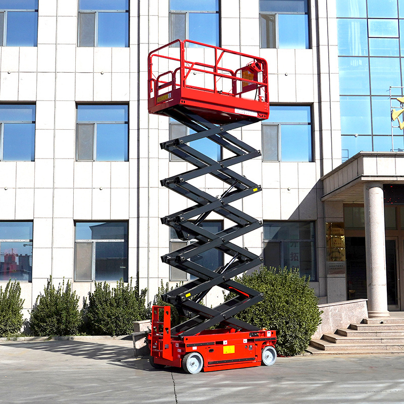 EPT1214LDS Hydraulic Outrigger Crawler Self Propelled Mini Tracked Scissor Lift Aerial Elevating Work Platform