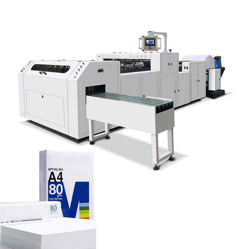 Paper Cutter A4 Paper Roll to Sheet Cutting Machine Corrugated Paper Cut Machines