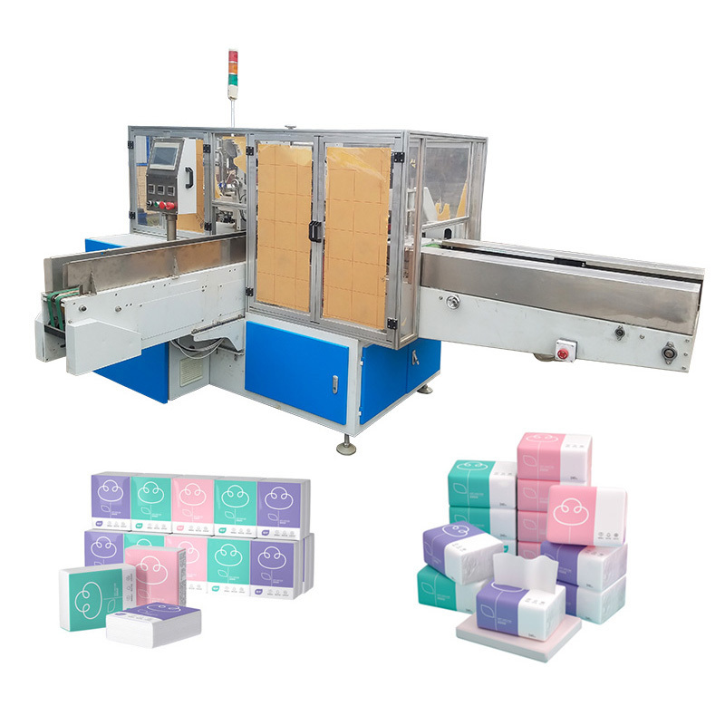 Wholesale Price Fully Automatic 4 Lines Facial Paper Tissue Folding Machine