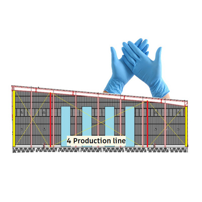 Nitrile Latex Examination Glove Making Machine Production Line