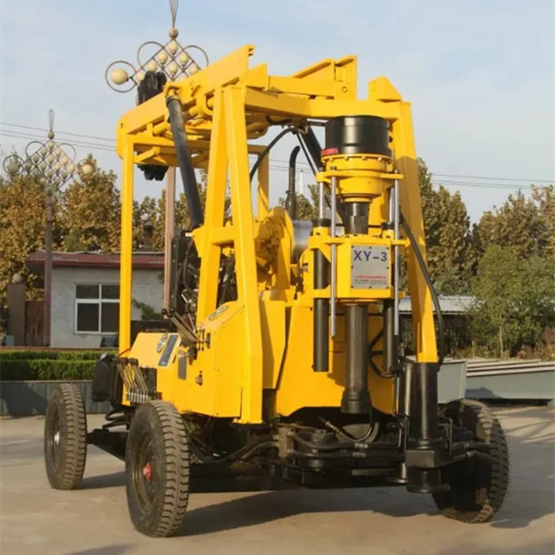 Road Driller 200m 160m Core Borehole Drill Machine 300hp Diesel Drill Rig for Water Well