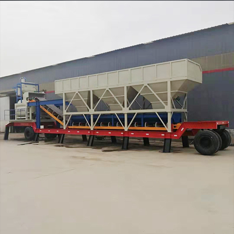 Portable Electric Mobile Central Mix Concrete Asphalt Batch Plant