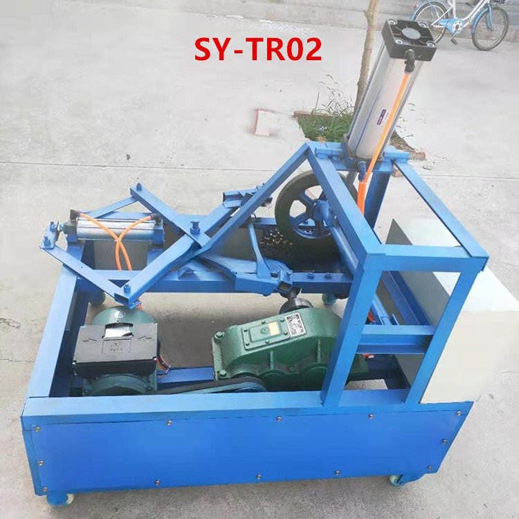 Higher efficiency automatic car tire double sidewall cutting machine