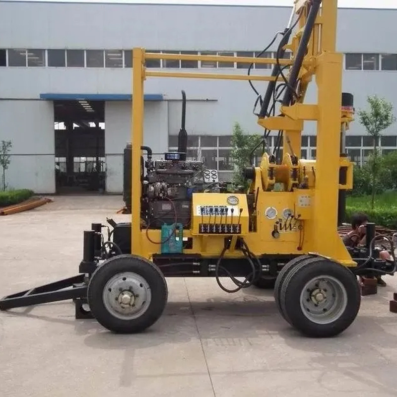 Road Driller 200m 160m Core Borehole Drill Machine 300hp Diesel Drill Rig for Water Well