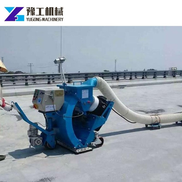 Floor shot blasting machine shot blaster with dust collector