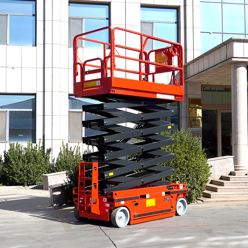 EPT1214LDS More Safer  Hydraulic Outrigger Crawler Scissor Lift Aerial Work Platform Man Lift Goog Price