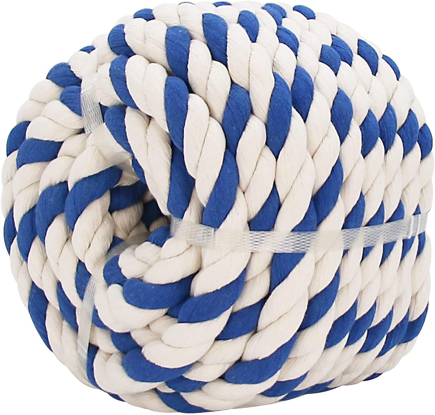 White Cotton Rope - Natural Nautical Rope for Crafts, Decorations, Basket Making, Plant Hangers