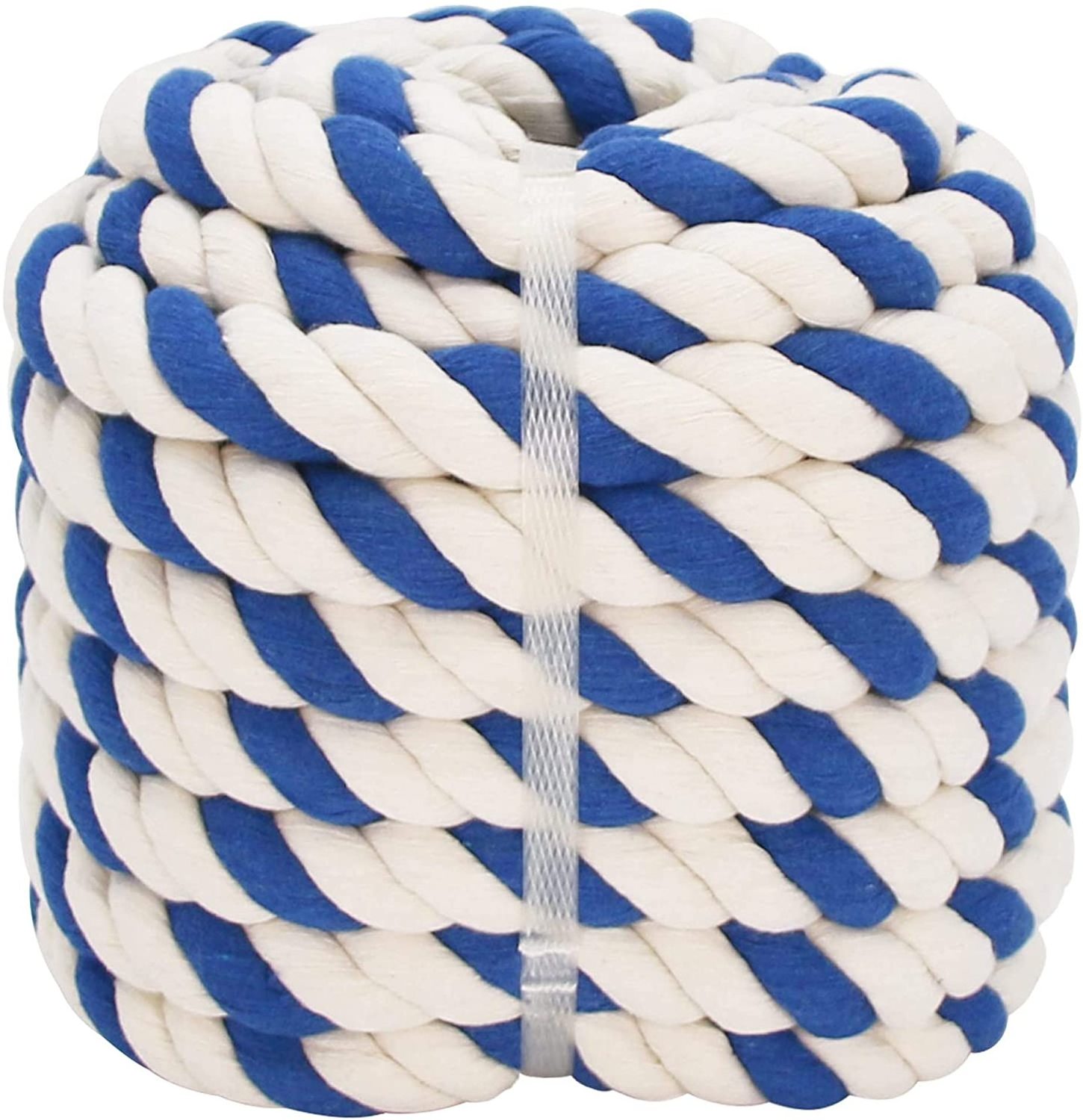 White Cotton Rope - Natural Nautical Rope for Crafts, Decorations, Basket Making, Plant Hangers