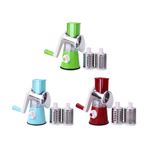 Tabletop Multi-Function Kitchen Fruit Vegetable Slicer Chopper Blades Round Shredder Chopper Manual Vegetable Cutter