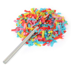 Wholesale Biodegradable Gender Reveal Powder Push Pop Party Popper & Spray Confetti Popper Cannon