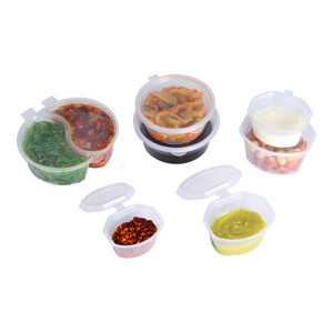 High Quality Disposable Plastic Mini Yogurt Condiment Cup Pp Sauce Container Cups With Lids