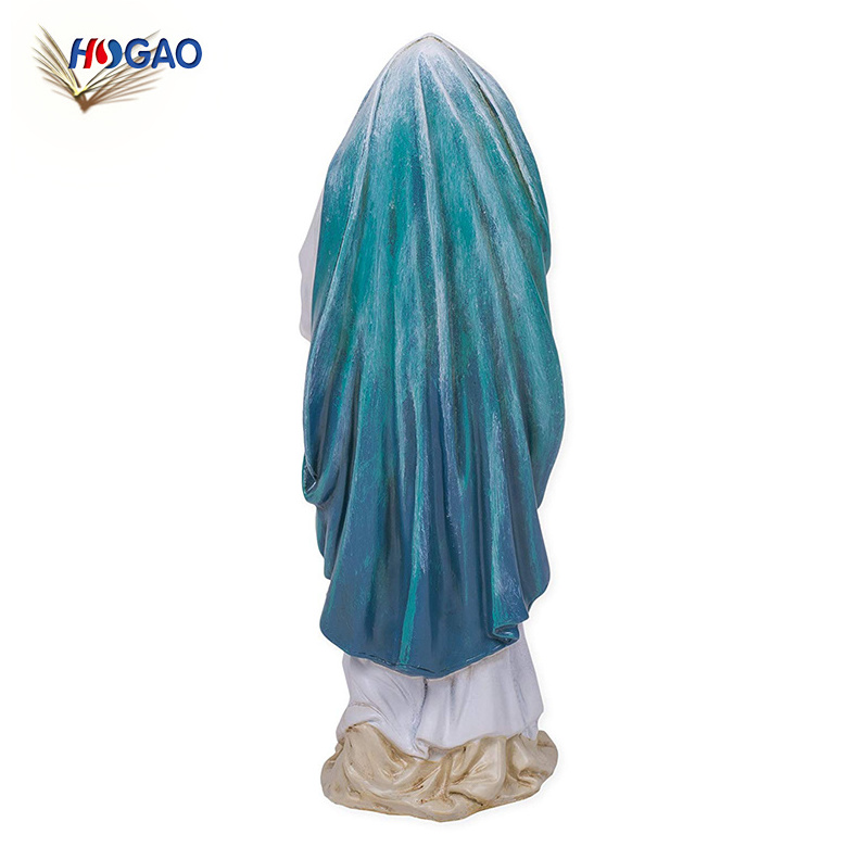 Wholesale estatuas religiosas cheap religious resin gifts items catholic Virgin Mary statues for home decor