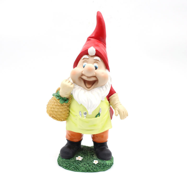 Factory direct sale enchanted custom size polyresin statue funny garden gnome seven dwarf garden decoration