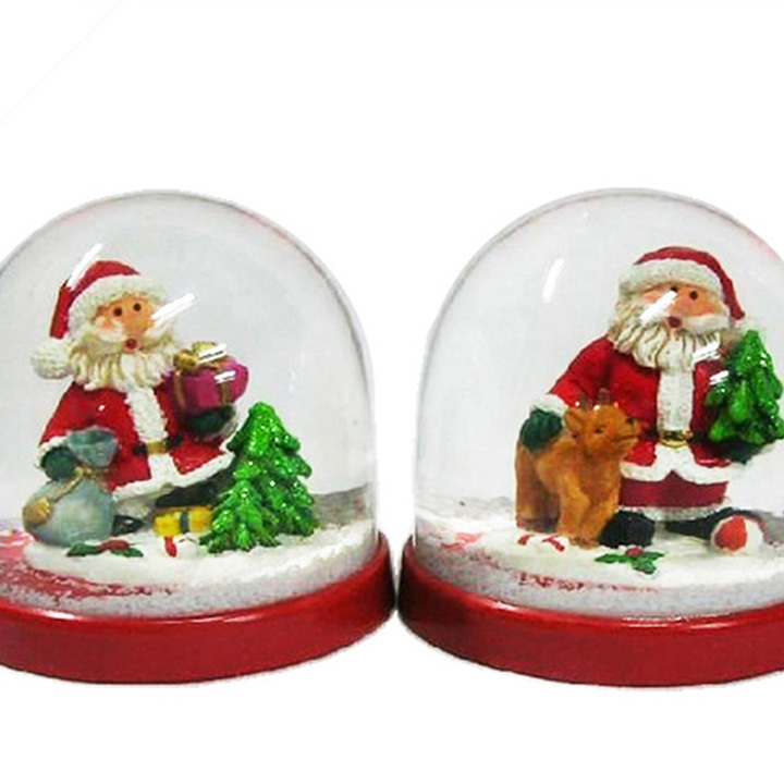 Cheap Plastic Snow Globe Snowman Christmas Decoration Snowball Water Globe