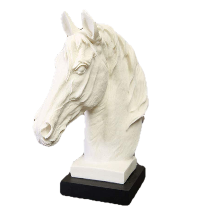 High Quality Large Resin Horse Head Sculpture ,Modern Polyresin Horse Head Statue Resin Ornaments