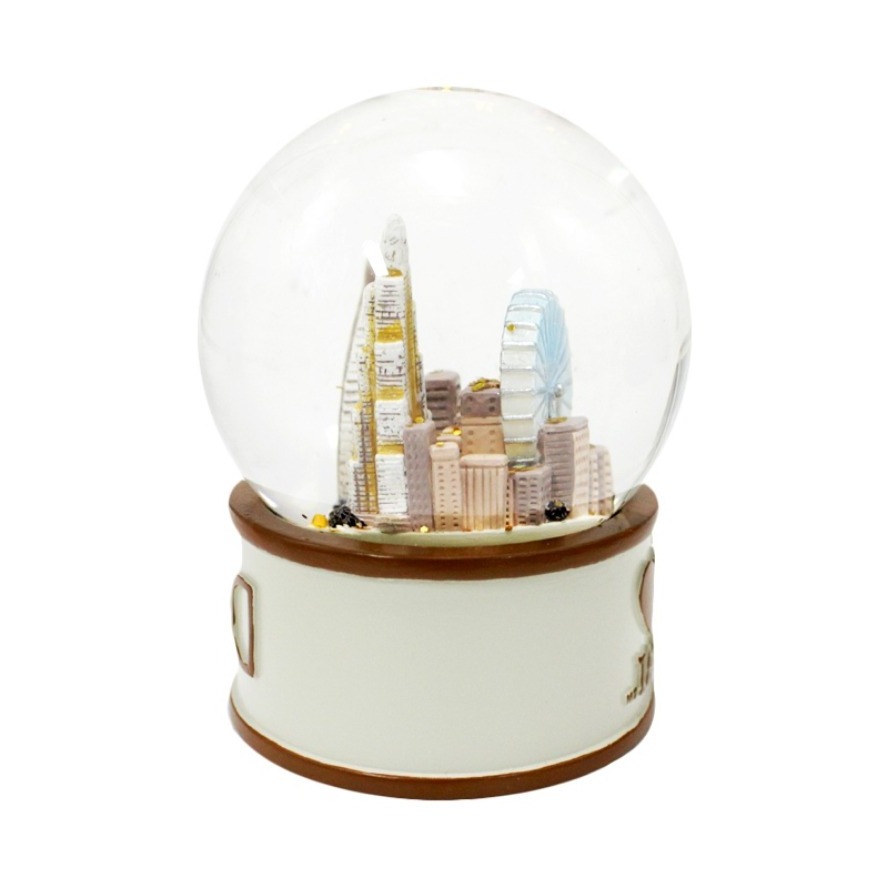 Custom tourist souvenir glass snowglobe dubai snow globe