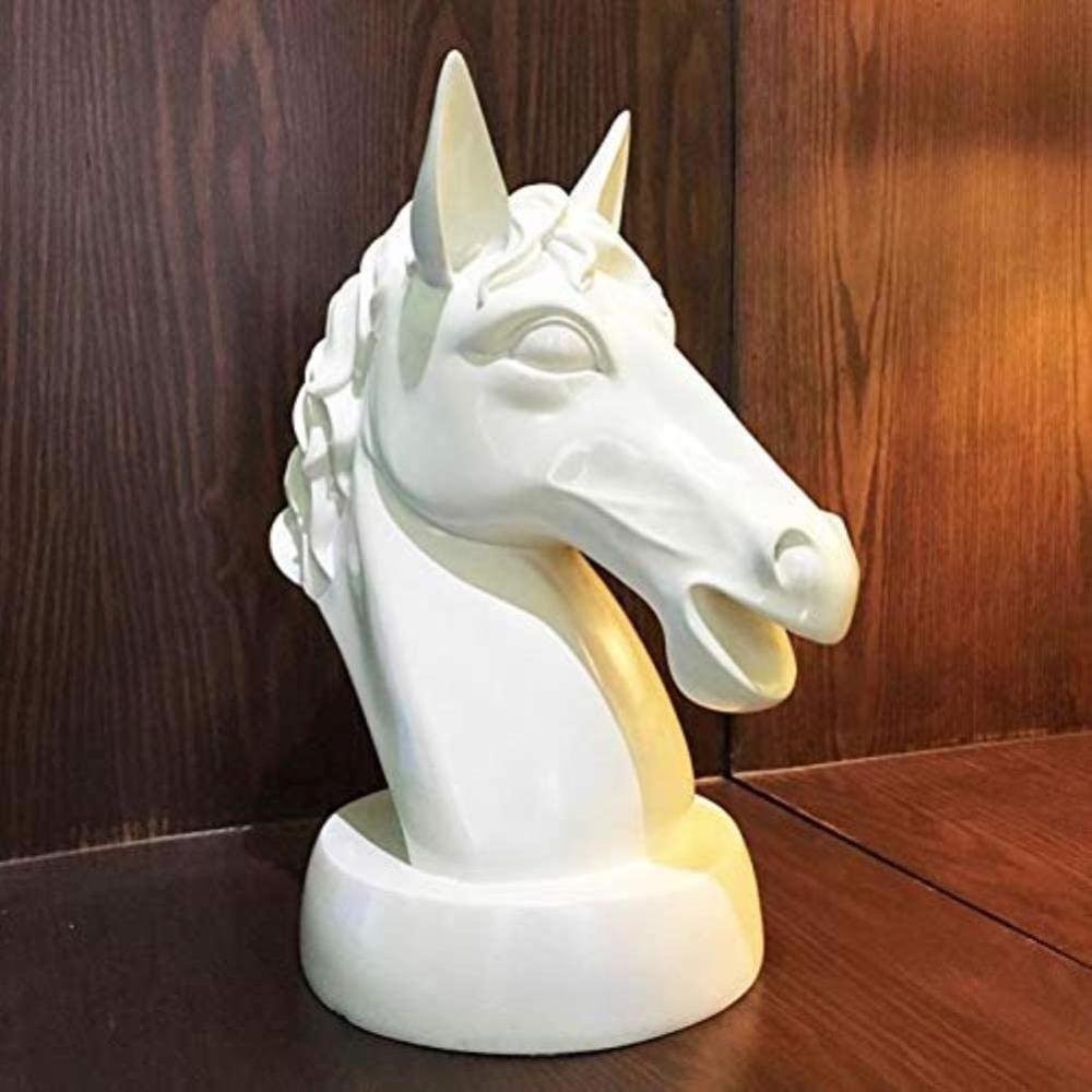 High Quality Large Resin Horse Head Sculpture ,Modern Polyresin Horse Head Statue Resin Ornaments