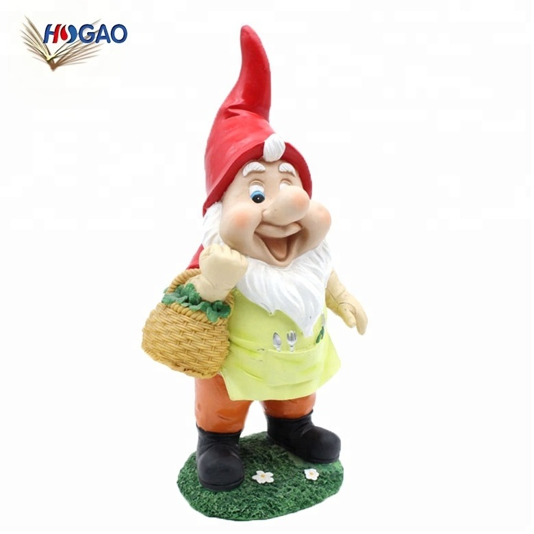 Factory direct sale enchanted custom size polyresin statue funny garden gnome seven dwarf garden decoration