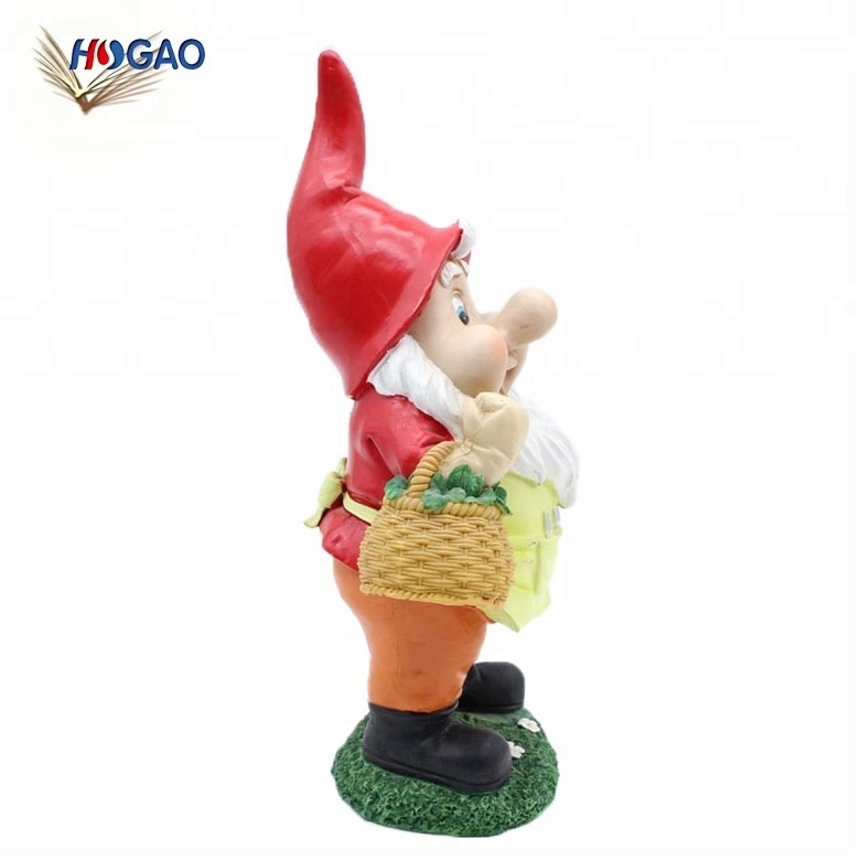 Factory direct sale enchanted custom size polyresin statue funny garden gnome seven dwarf garden decoration