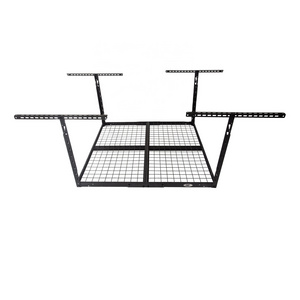 48"x48" /24"X96" roof storage metal steel wire mesh shelving rack home garage use 2 IN 1 ceiling hanging overhead racking