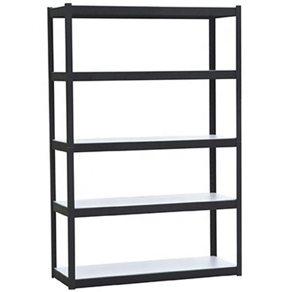 Wholesale Hoifat black store warehouse utility adjustable 5-shelf steel metal boltless display storage rack wire shelving unit