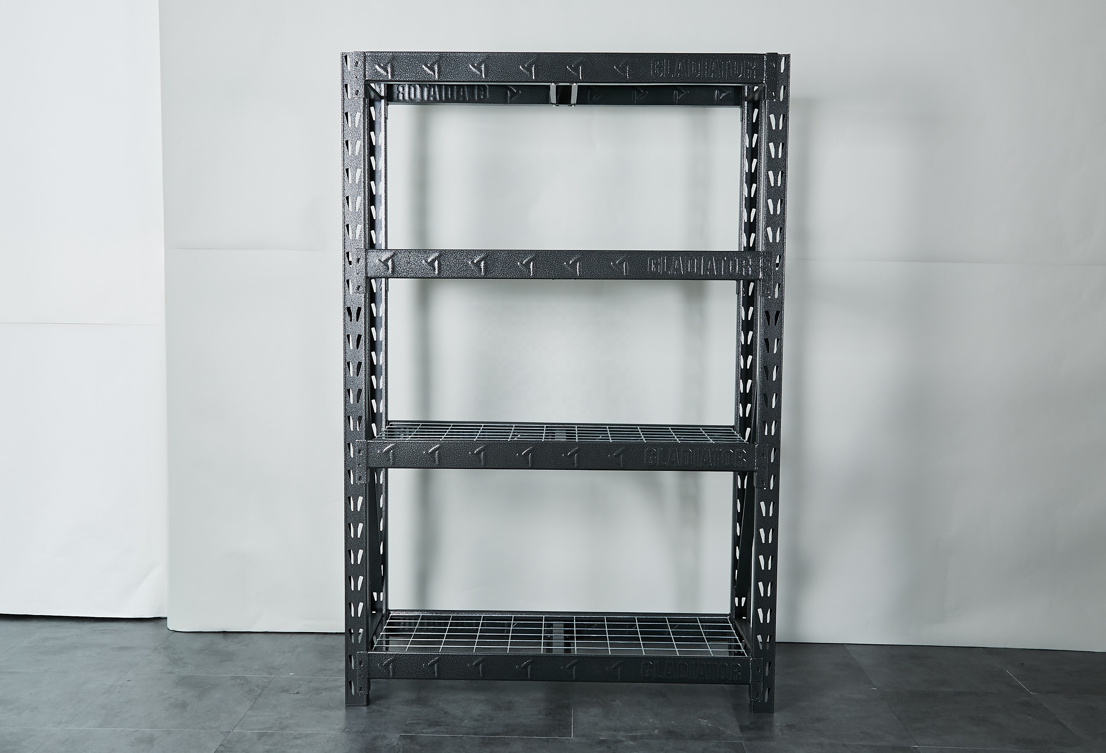 Wholesale Hoifat adjustable heavy duty steel metal warehouse storage shelves rack with dual reinforcement bar