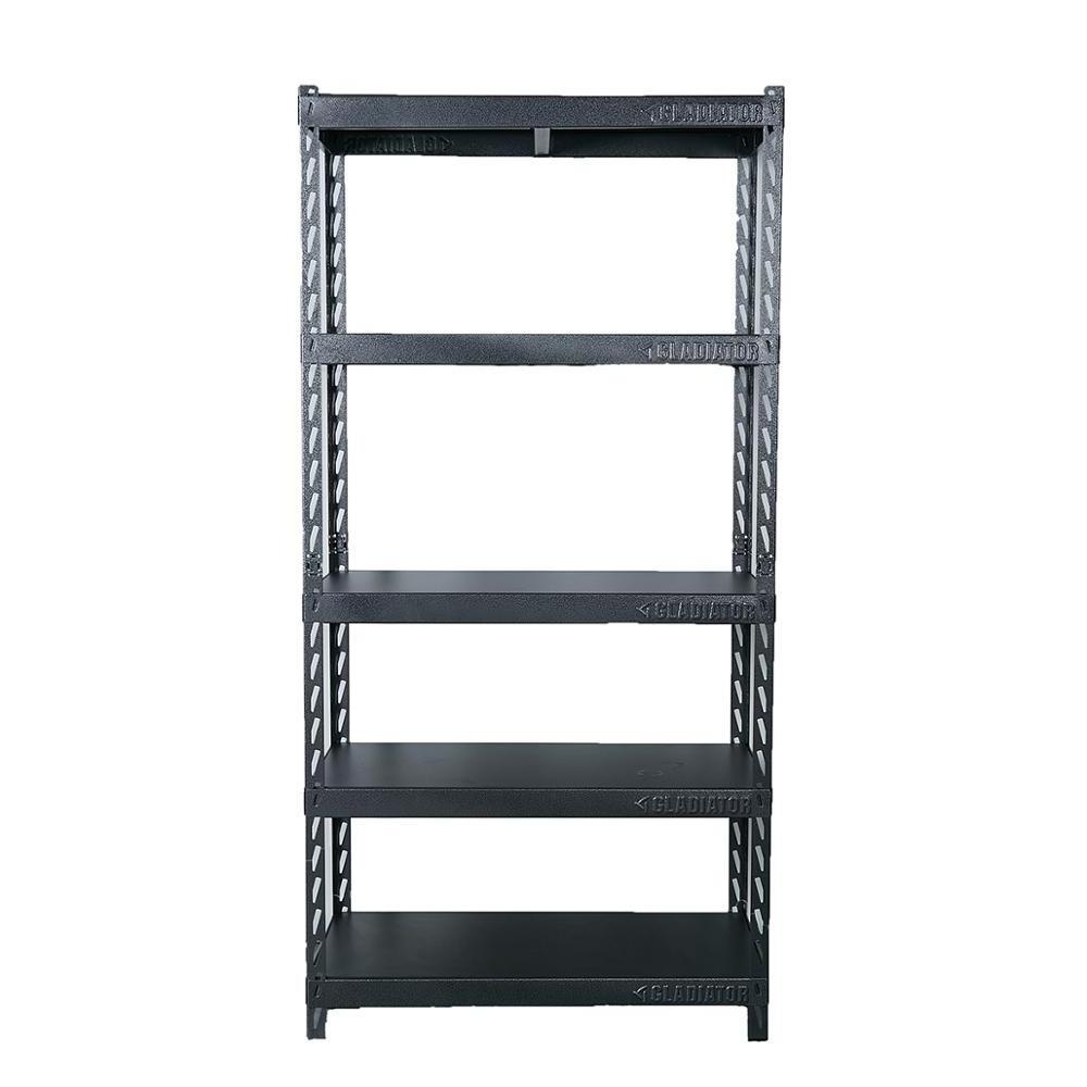 Hoifat Heavy Duty 5-Tier Shelves Steel Boltless Shelving Rack