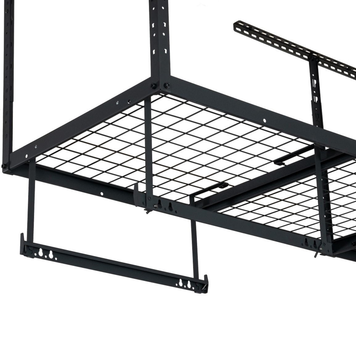 Hoifat Ceiling Mount Metal Overhead Garage Storage Rack