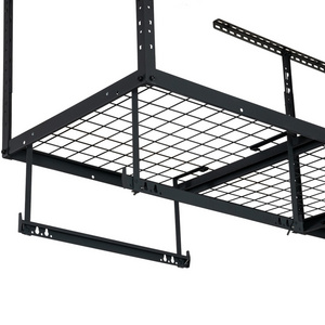 Hoifat Ceiling Mount Metal Overhead Garage Storage Rack