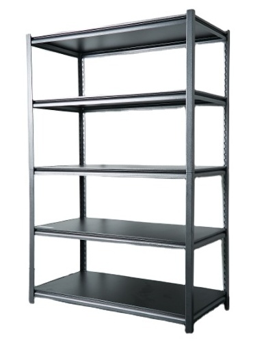 Hoifat 5 Layers Boltless Metal Storage Shelf Rack Easy Install Height Adjustable