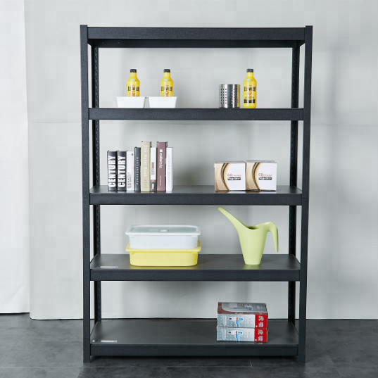 HOIFAT Garden&Garage easy assemble black boltless display storage book steel rack adjustable metal wire  shelving unit