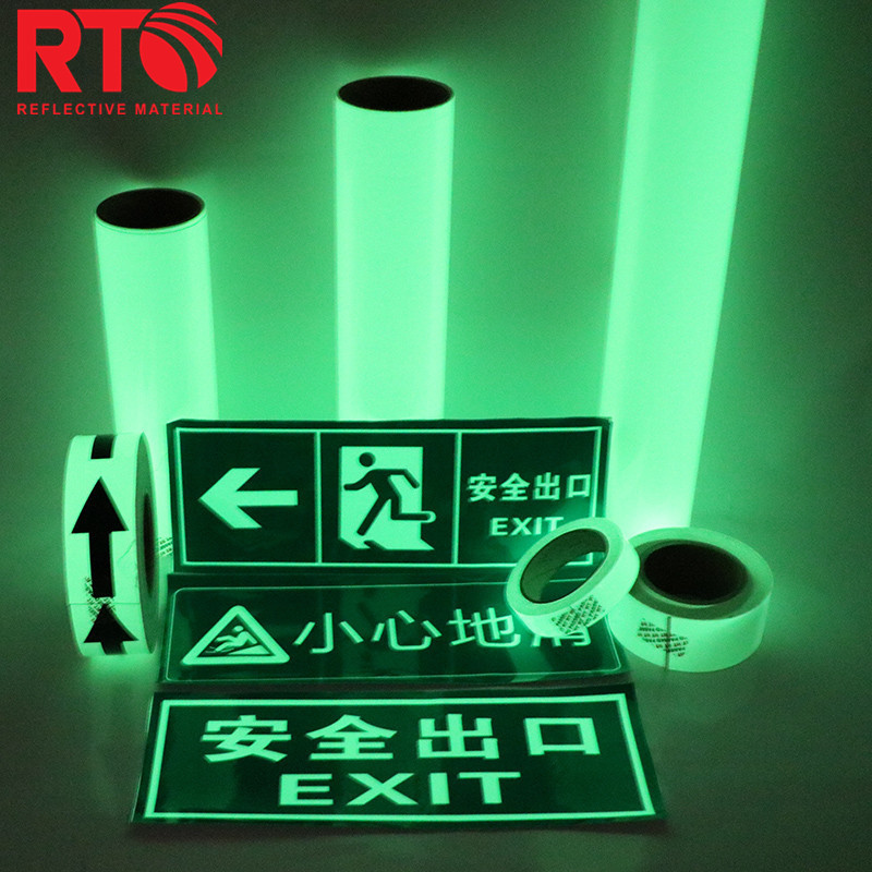 Stickers Photolumines Luminous Tape Stickers Self-Glow Reflective Film Vinyl Glow In The Dark