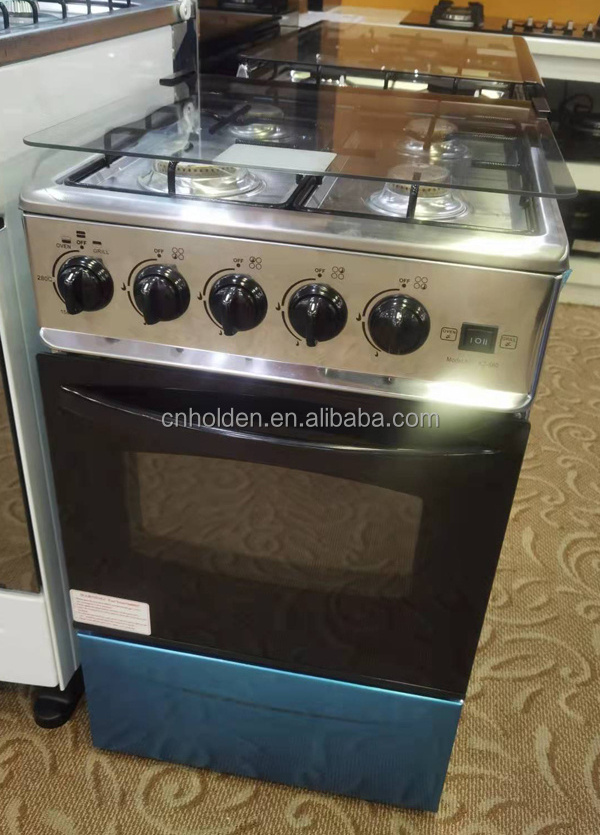 OEM Home Appliance Kitchen Freestanding 4 Gas Burner Electric Gas Oven