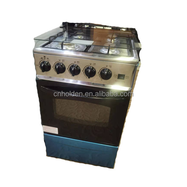 OEM Home Appliance Kitchen Freestanding 4 Gas Burner Electric Gas Oven