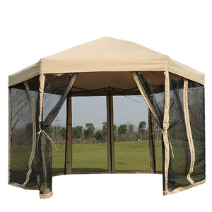 High quality outdoor steel frame tent folding pop up canopy modern 3 x 3m gazebo with bug net