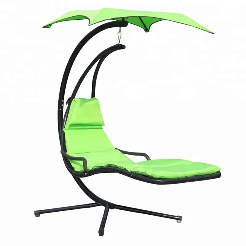 Wholesale Guarantee Quality  Metal Patio Swing Daybed Hanging Chair Hammock Sun Bed Lounge Swing Chair for Adult