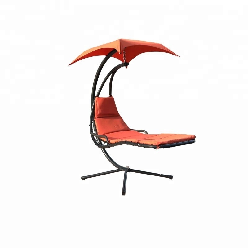 Wholesale Guarantee Quality  Metal Patio Swing Daybed Hanging Chair Hammock Sun Bed Lounge Swing Chair for Adult